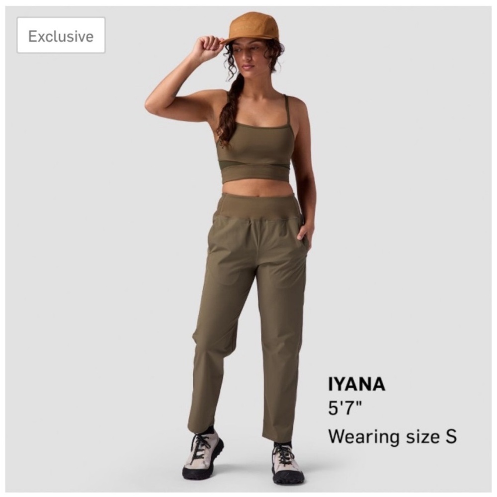 🆕 Backcountry Destination Pants In Elm Green Women’s Size M